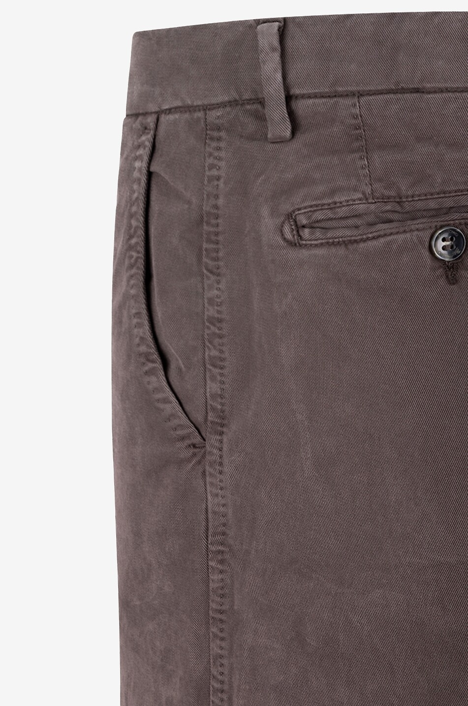 Slim-Fit-Hose aus Lyocell-Baumwolle und Seide