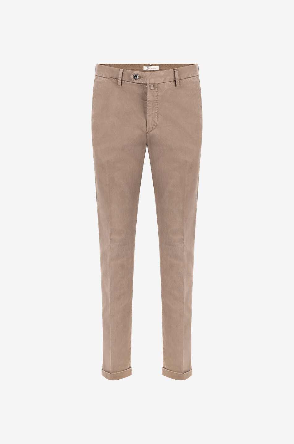 Slim-Fit-Hose aus Lyocell-Baumwolle und Seide
