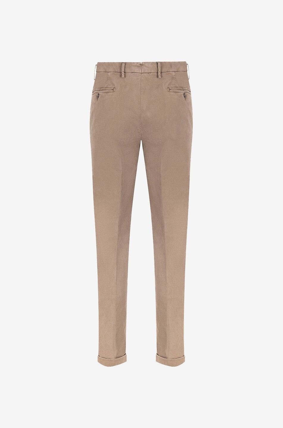 B SETTECENTO Slim-Fit-Hose aus Lyocell-Baumwolle und Seide Herren BRAUN 2