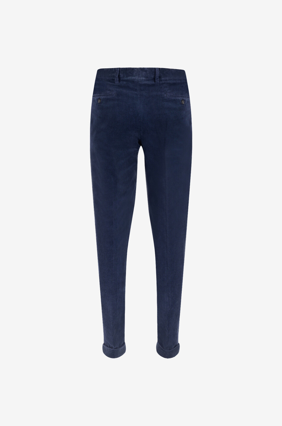 B SETTECENTO Slim-Fit-Hose aus Baumwoll- und Kaschmir-Cord Herren DUNKELBLAU 2