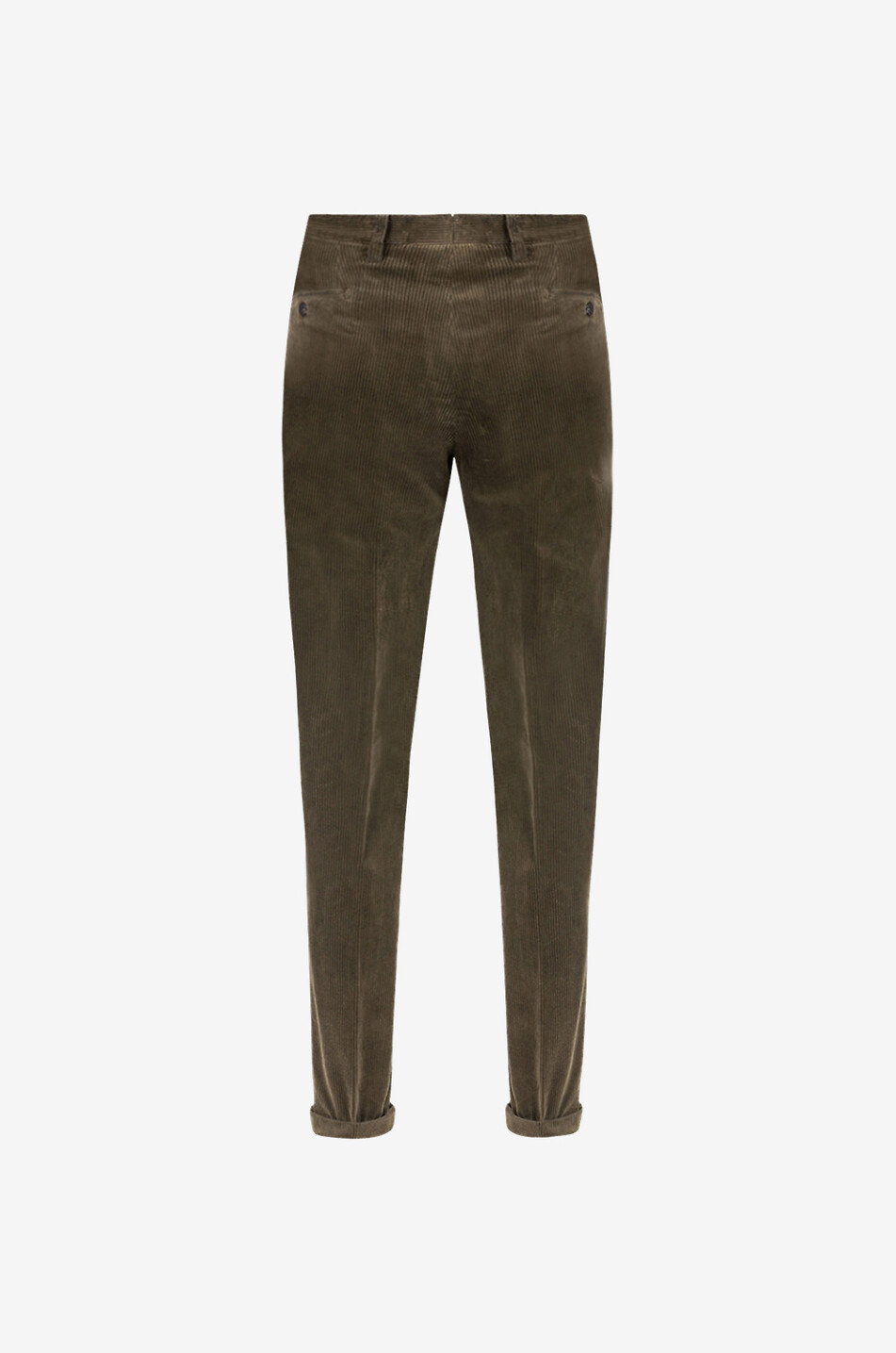 B SETTECENTO Slim-Fit-Hose aus Baumwoll- und Kaschmir-Cord Herren DUNKELGRÜN 2