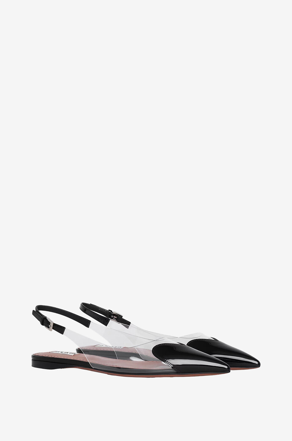 ALAÏA Ballerines à bride arrière semi-transparentes Le Coeur Femme NOIR 2