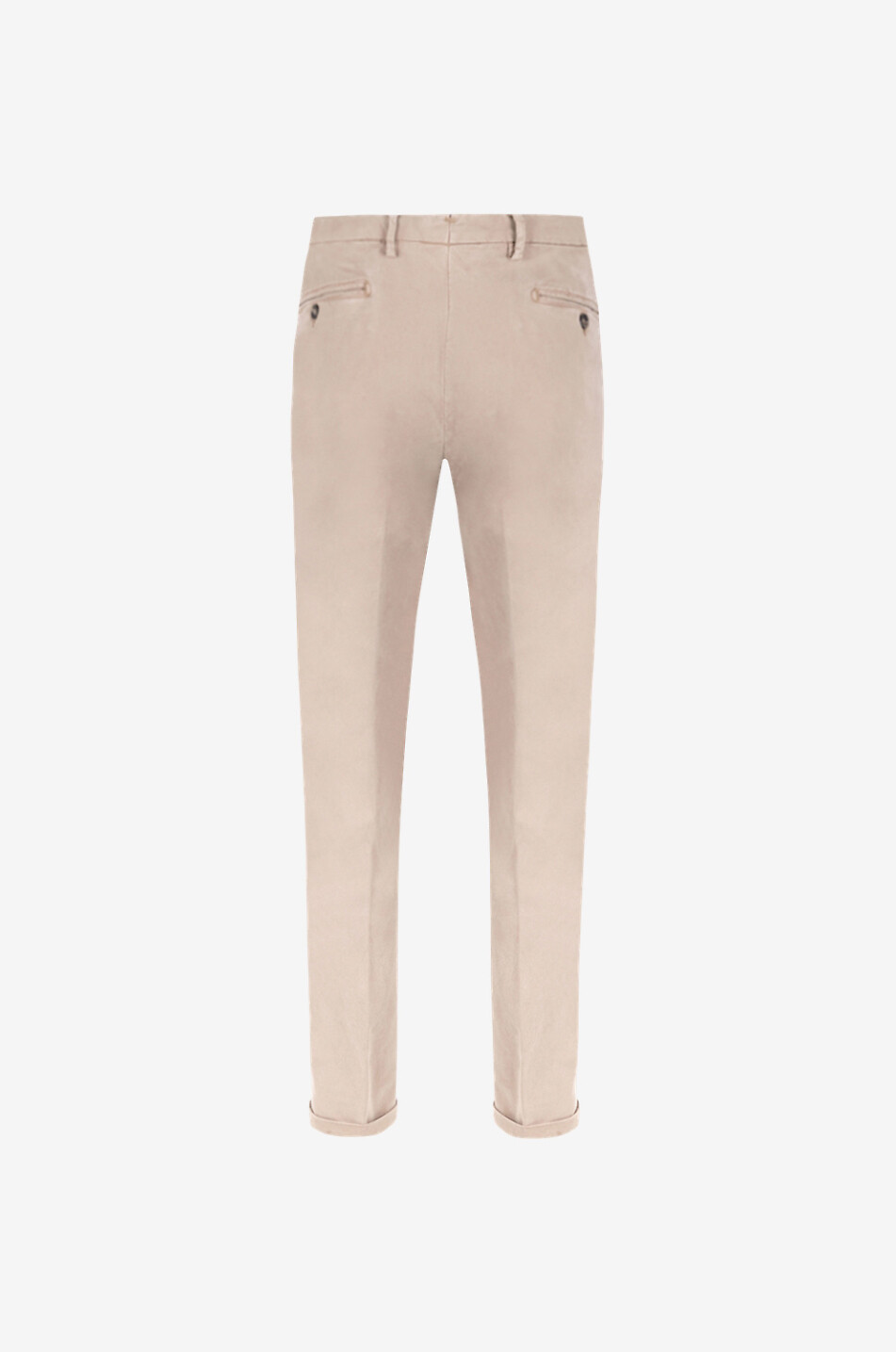 B SETTECENTO Cotton lyocell and silk slim fit trousers Men Medium beige 2