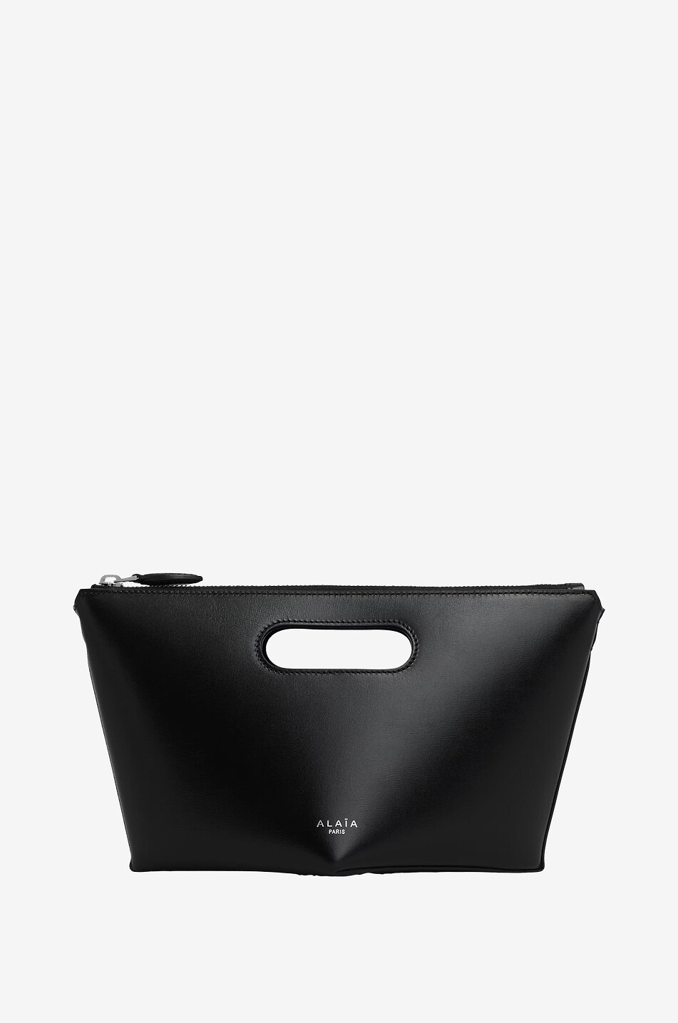 ALAÏA Pochette en cuir lisse Folded Femme NOIR 4