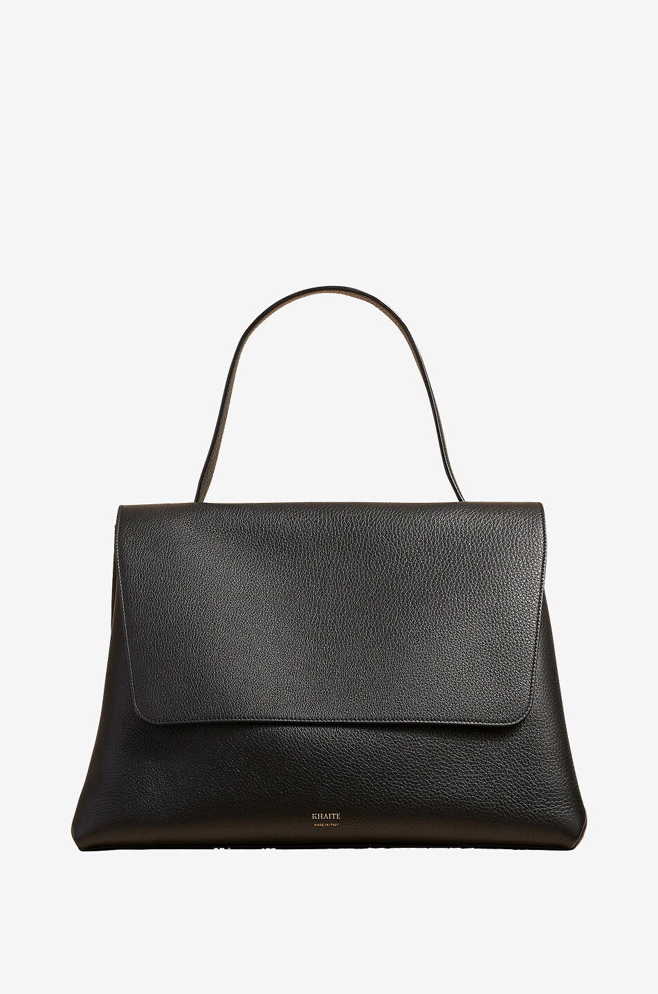 KHAITE The Large Lia grained leather handbag Women BLACK 1