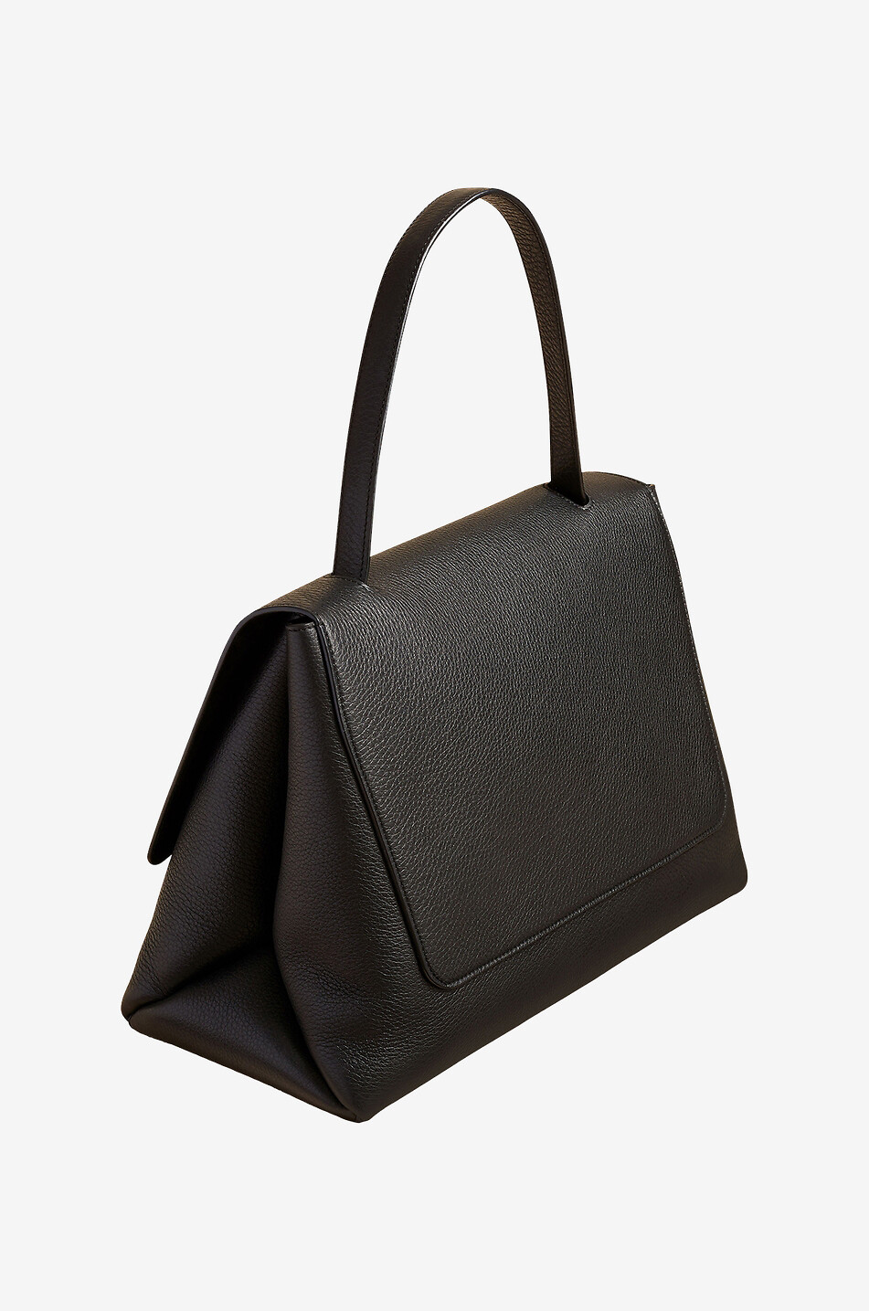 KHAITE The Large Lia grained leather handbag Women BLACK 2