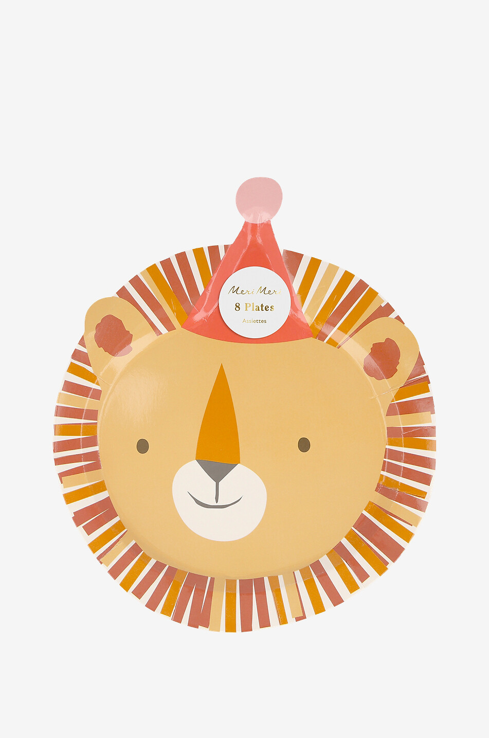 MERI MERI Pappteller Animal Parade Baby BUNT 2