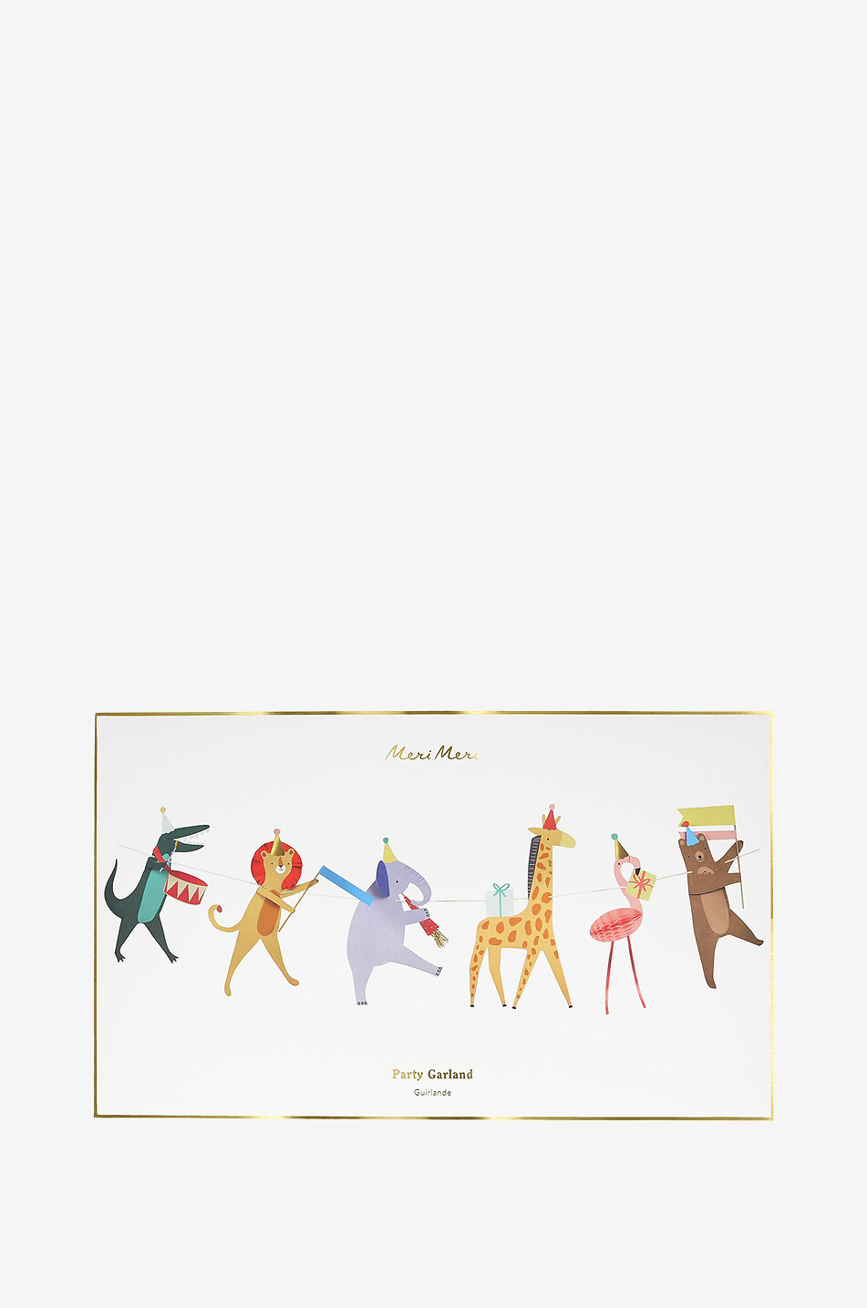 MERI MERI Papiergirlande Animal Parade Baby BUNT 1