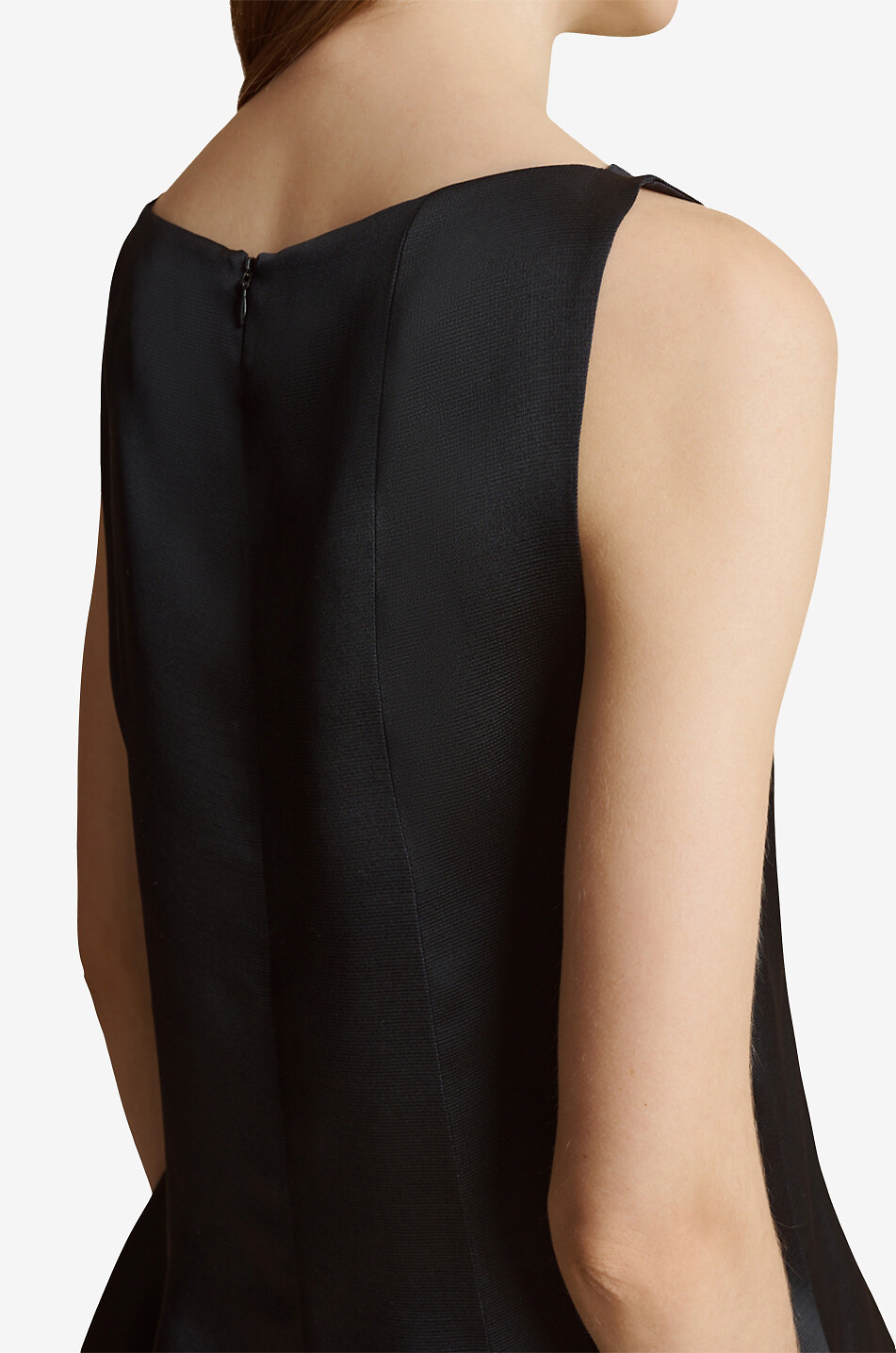 KHAITE The Mags sleeveless silk mini dress Women BLACK 5