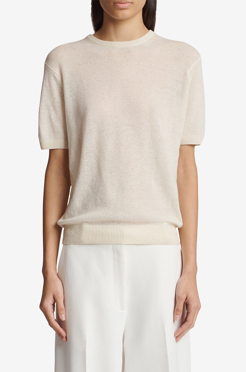 Kurzarm-Pullover aus Kaschmir The Pierre