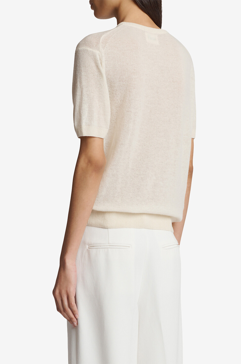 Kurzarm-Pullover aus Kaschmir The Pierre