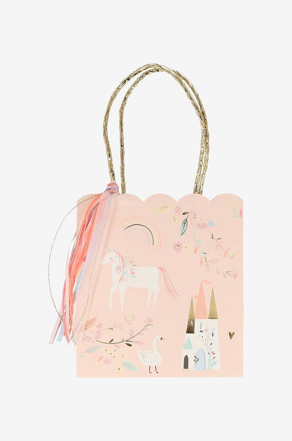 MERI MERI Geschenktaschen aus Papier Princess Party Baby ROSA 1