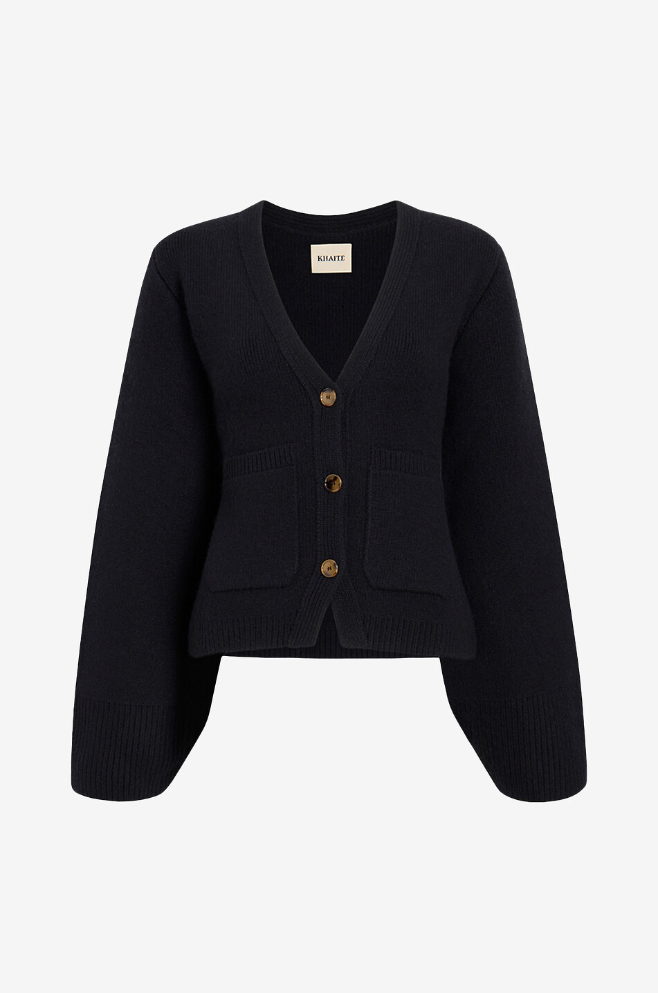 The Scarlet button-down V-neck cashmere cardigan