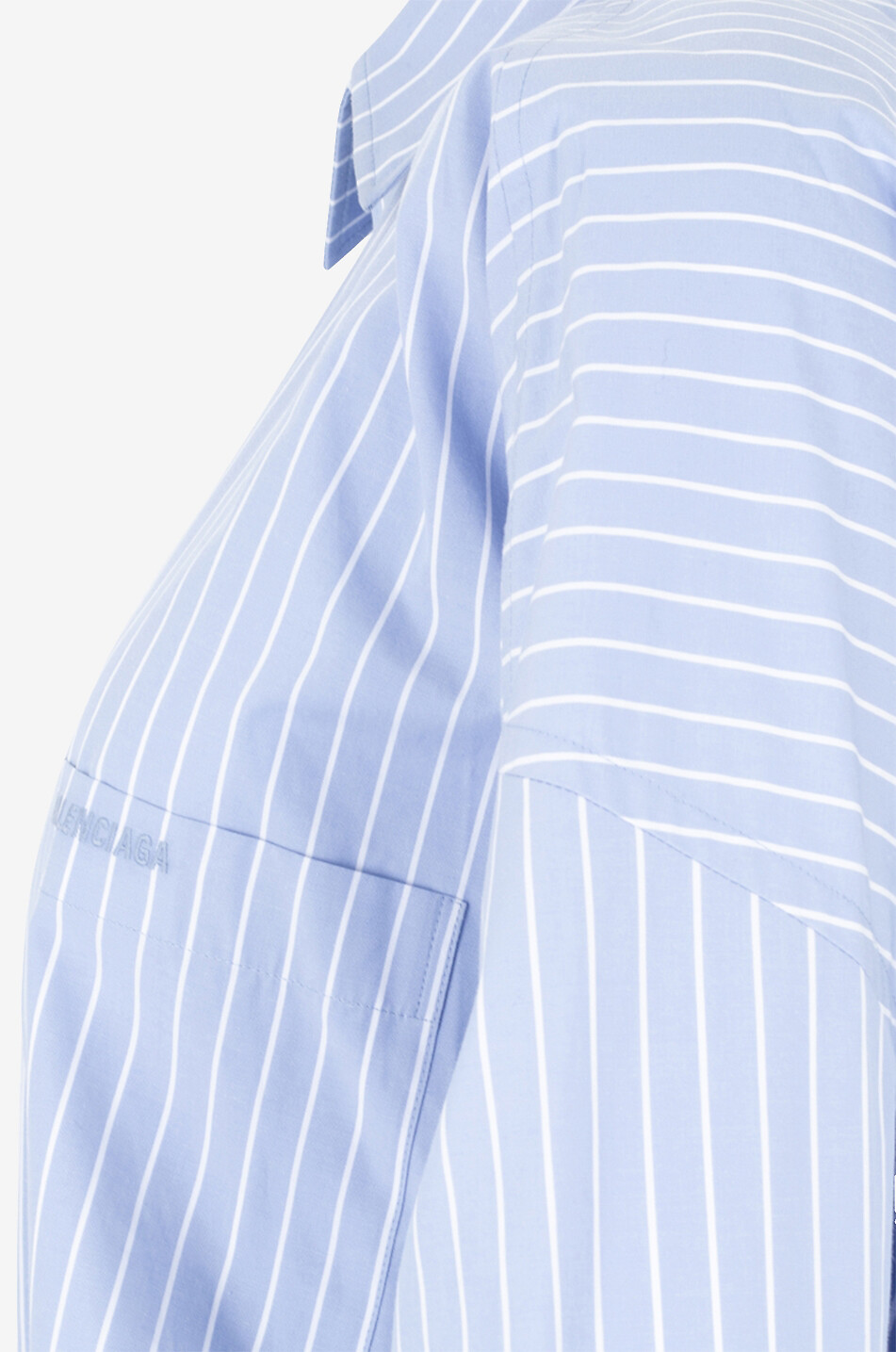 Chemise oversize rayée aymétrique Large Fit