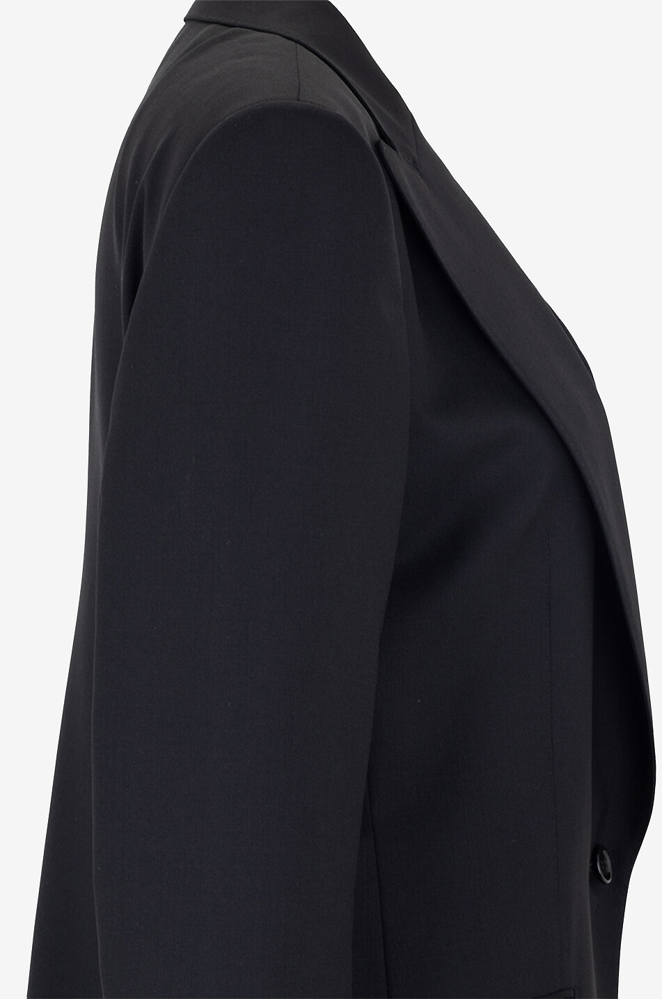 DOLCE & GABBANA Gerade geschnittener Blazer aus Wolltuch Damen SCHWARZ 3