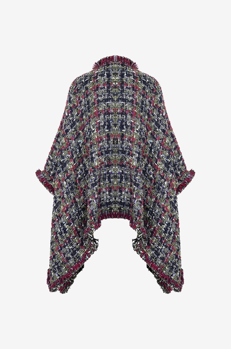 Cape en tweed bouclette scintillant ETRO Bongenie