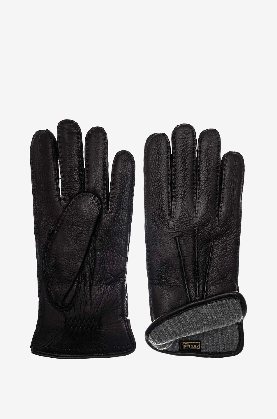 Gants en cuir de cerf doublés de cachemire