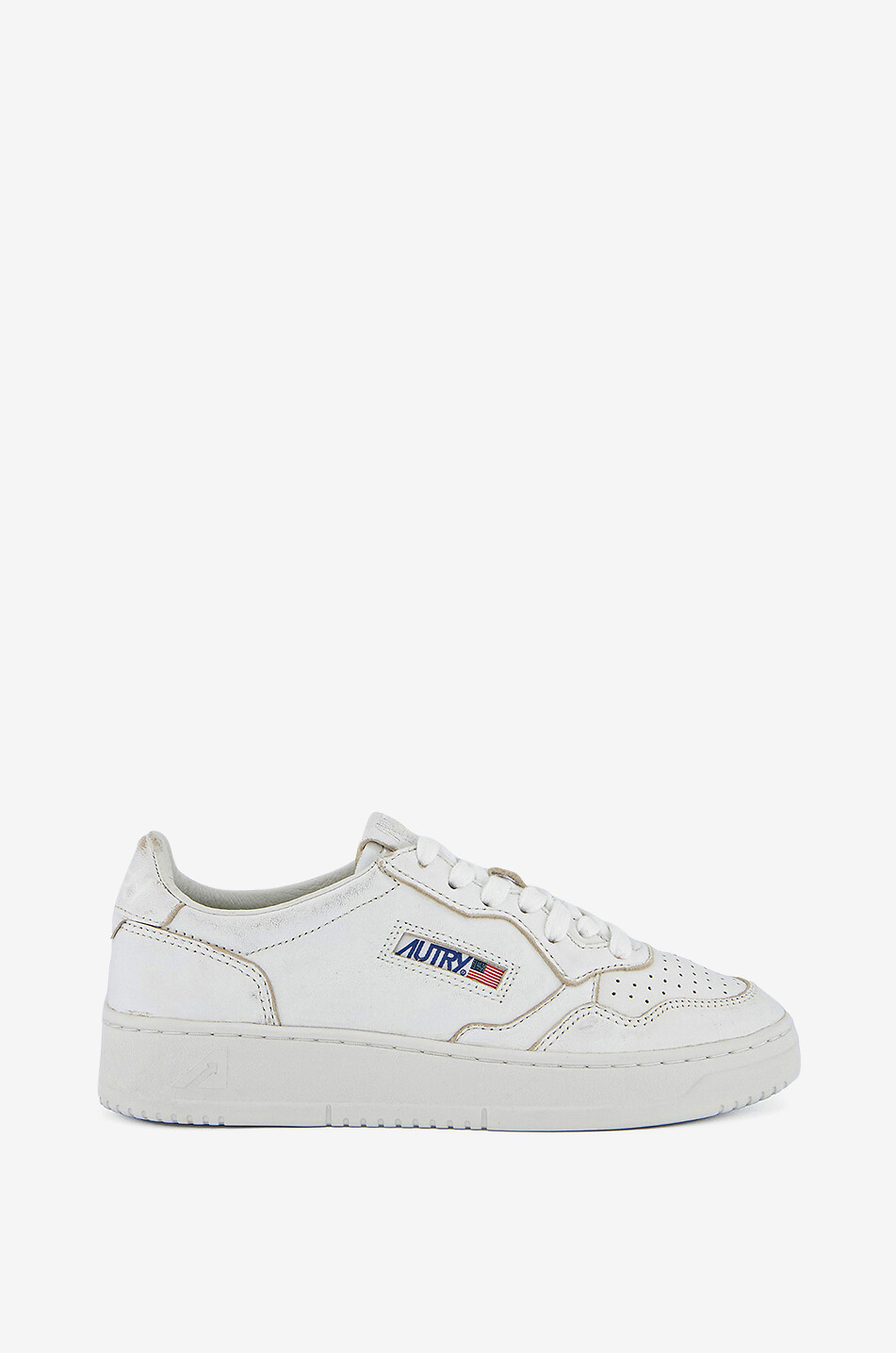 AUTRY Medalist low-top lace-up sneakers Women WHITE 2