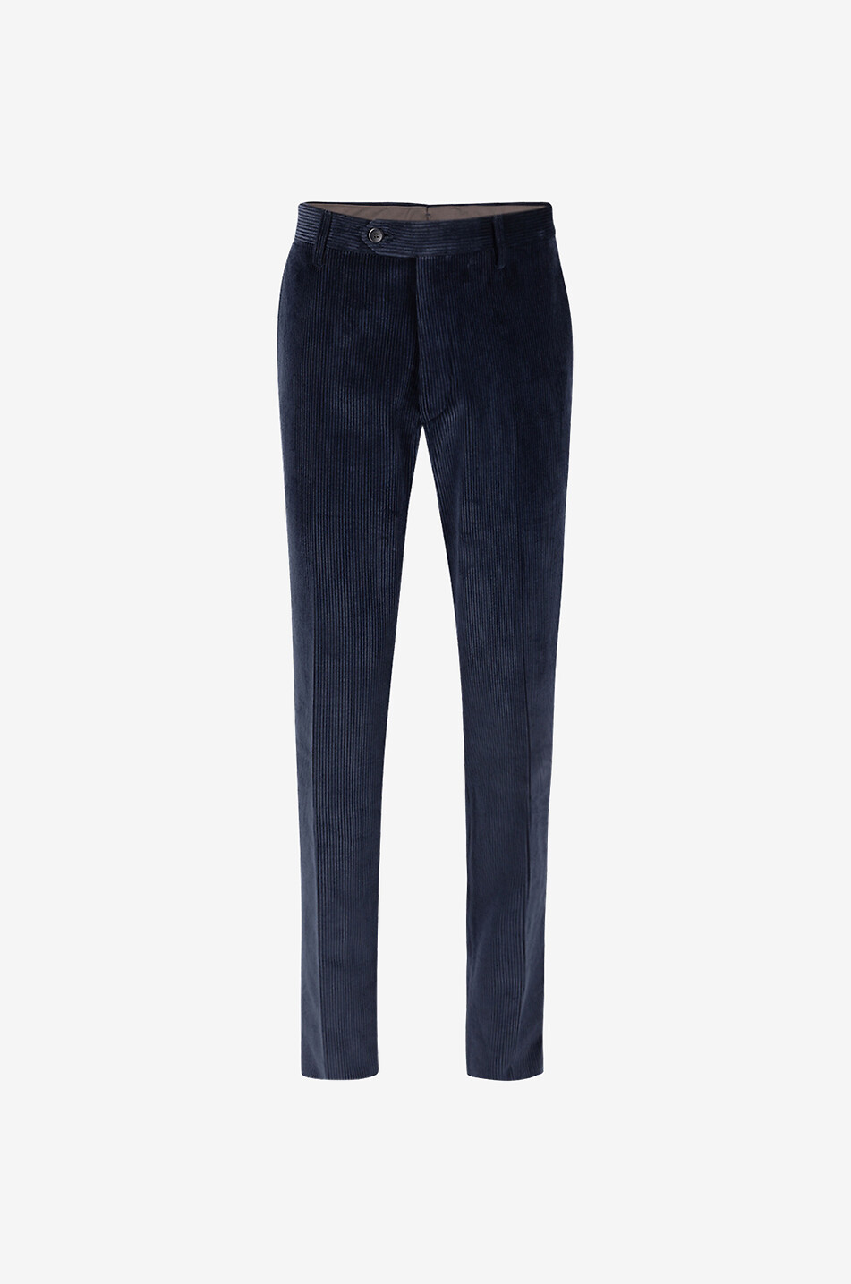 GERMANO Corduroy slim fit trousers Men DARK BLUE 1