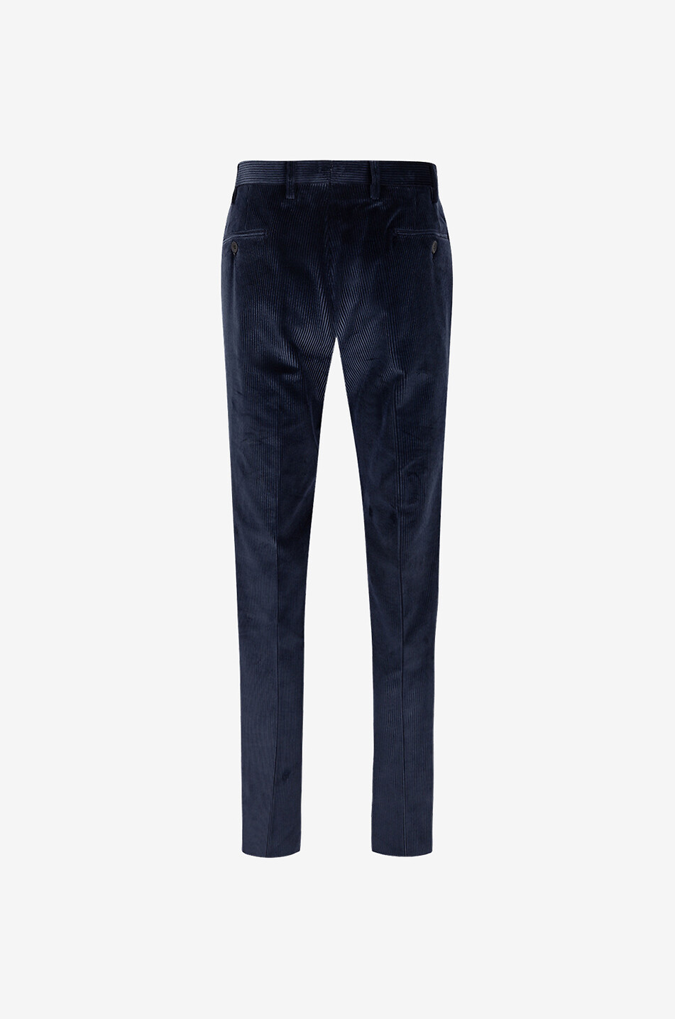 GERMANO Corduroy slim fit trousers Men DARK BLUE 2