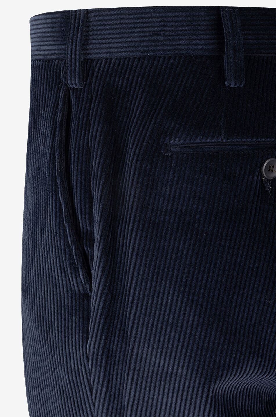 Corduroy slim fit trousers