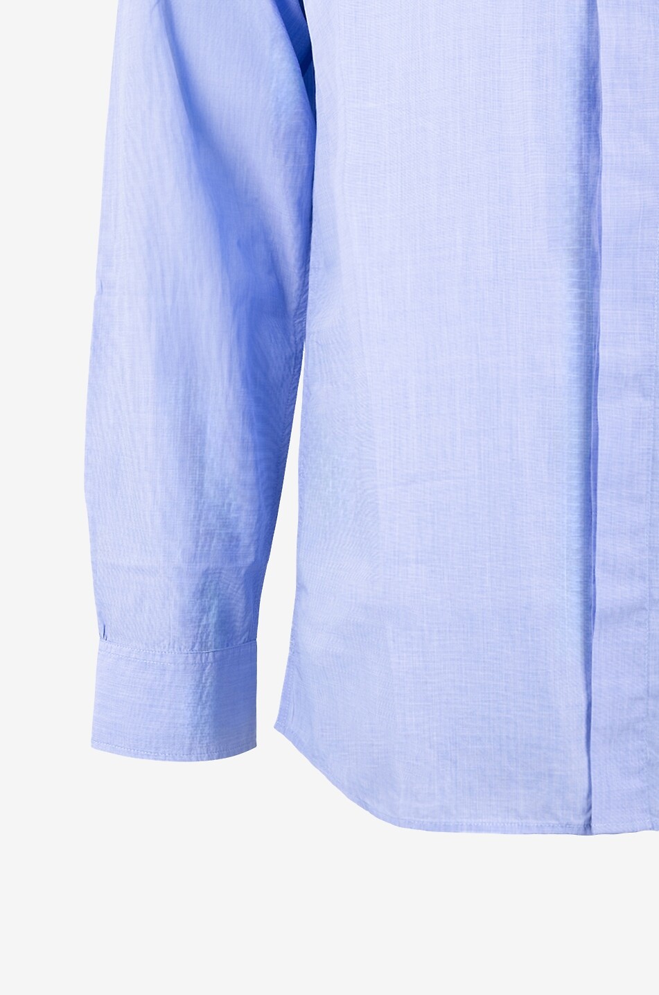 OFFICINE GENERALE Hemd mit Mandarinkragen aus Baumwolle Gaston Herren BLAU 3