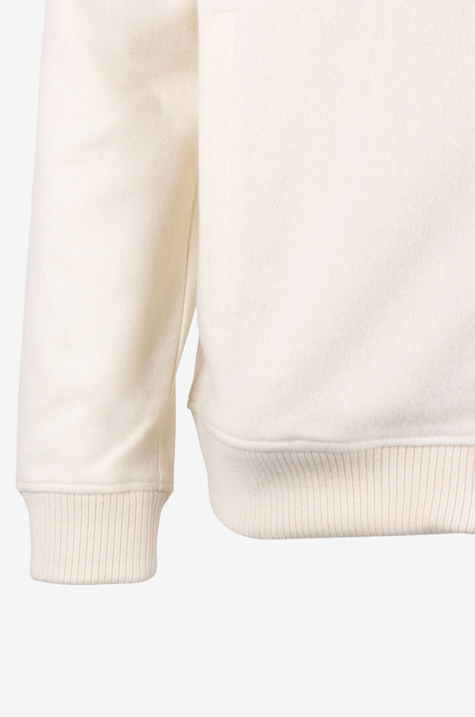 MAURIZIO BALDASSARI Sweat-shirt zippé à capuche en cachemire Homme BLANC CASSE 3