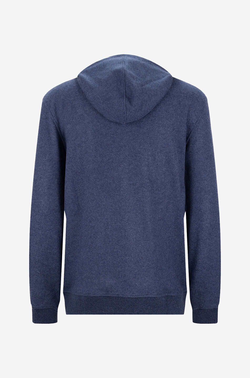 MAURIZIO BALDASSARI Sweat-shirt zippé à capuche en cachemire Homme BLEU MOYEN 2