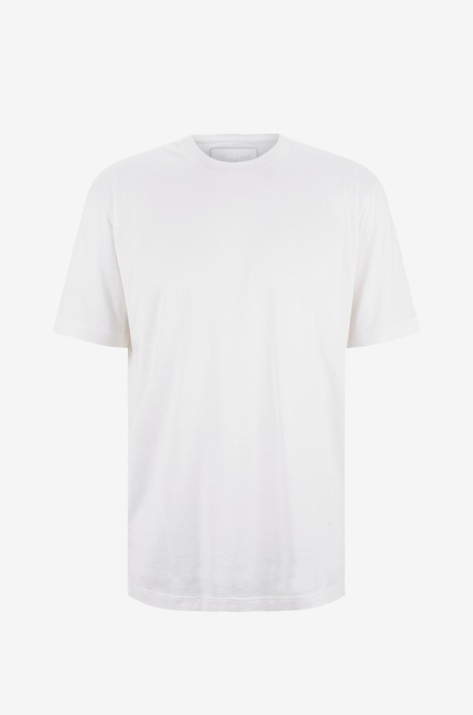 T-shirt à manches courtes en soie et coton James