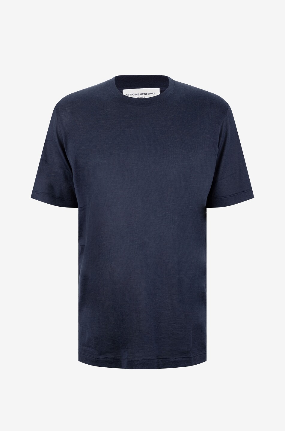 MARCO PESCAROLO Kurzarm-T-Shirt aus Seiden und Baumwolle James Herren DUNKELBLAU 1