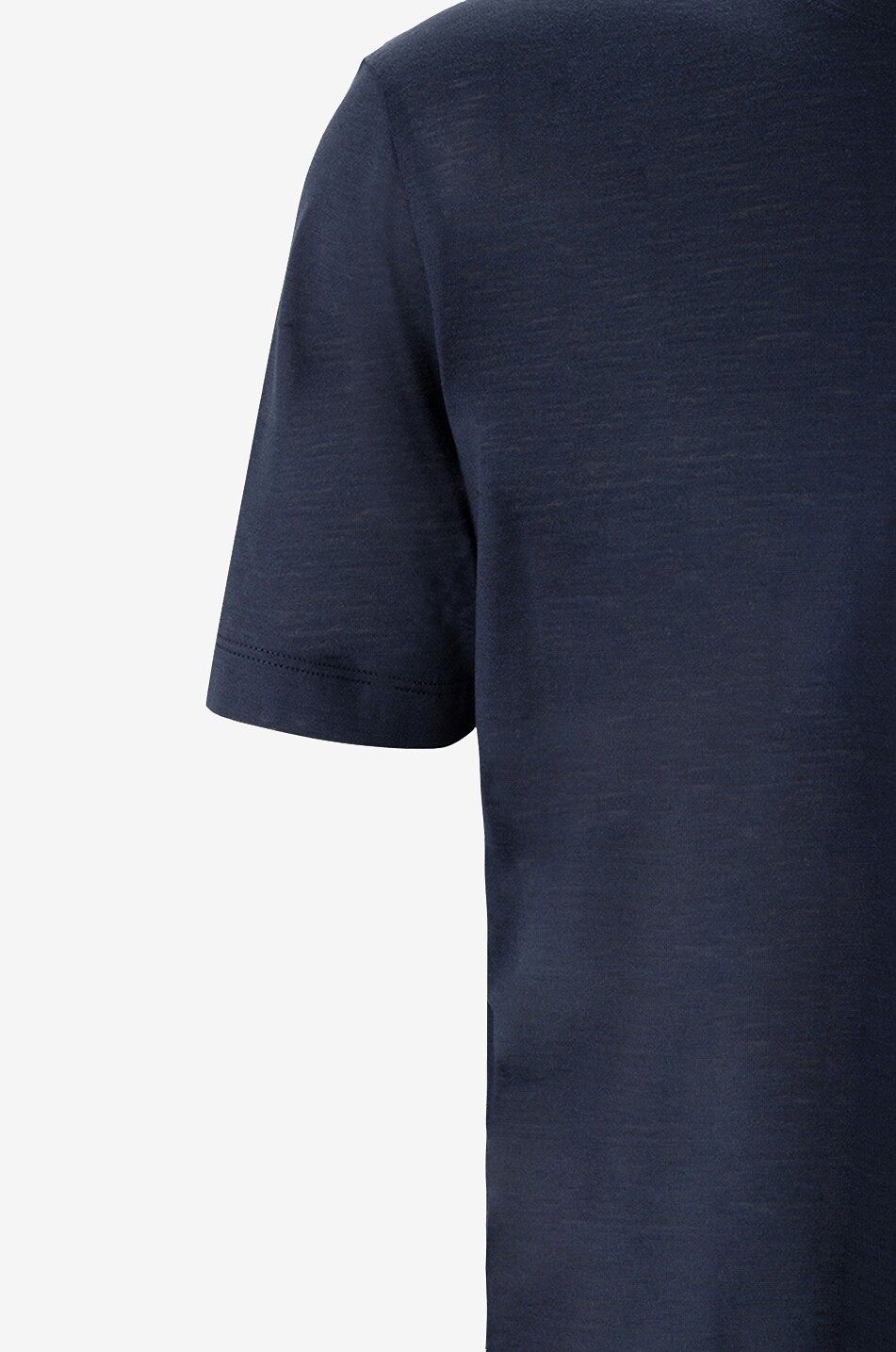 MARCO PESCAROLO Kurzarm-T-Shirt aus Seiden und Baumwolle James Herren DUNKELBLAU 3