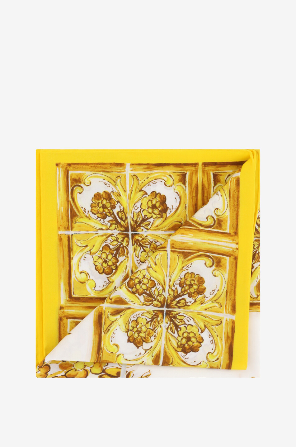 Foulard Dolce & Gabbana En Soie – écharpe Multicolore Pour Femme