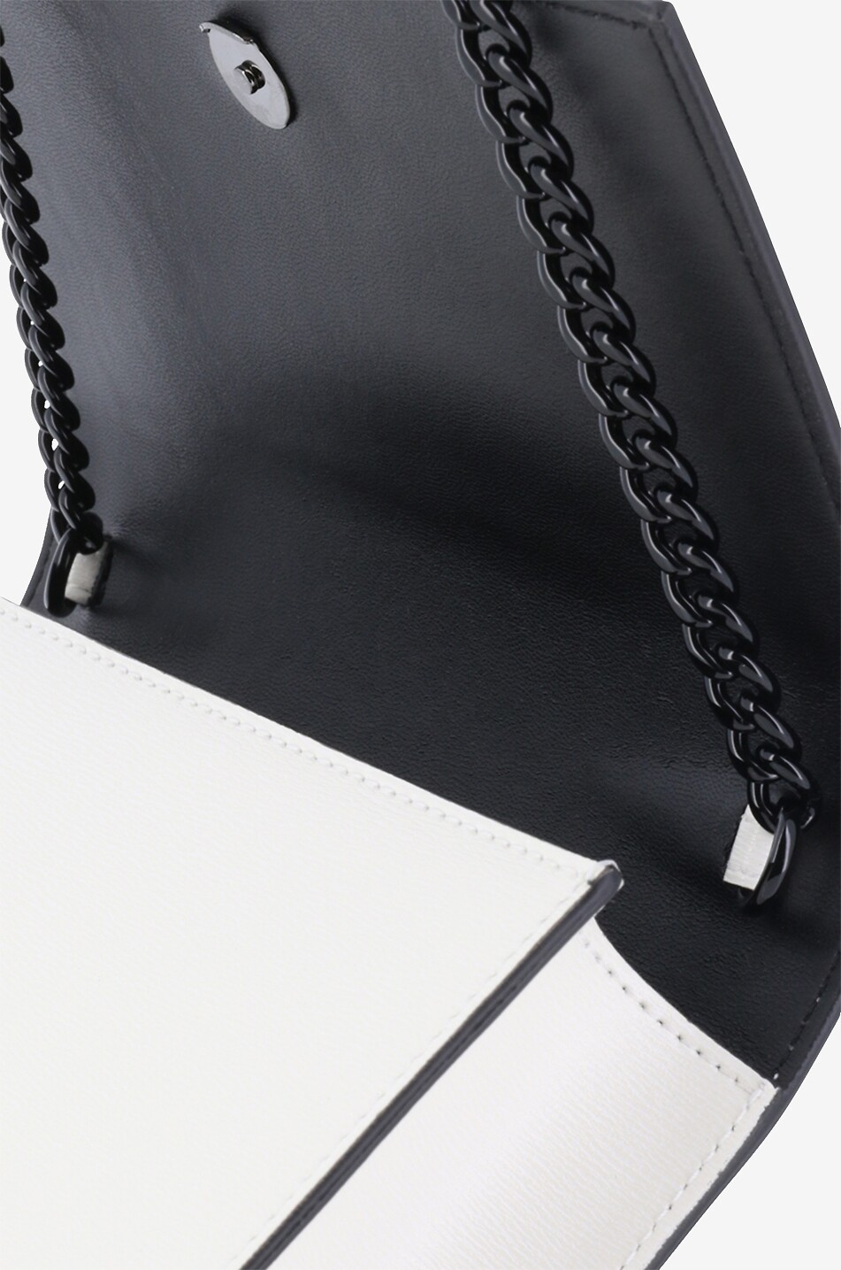 ALEXANDER McQUEEN Schultertasche aus Leder mit Nietendetail Skull Small Damen WEISS 5