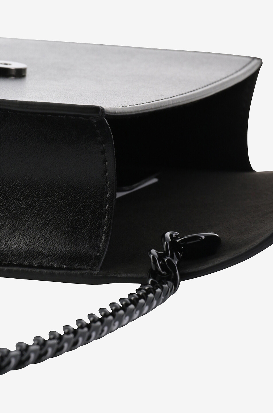 ALEXANDER McQUEEN Sac porté épaule en cuir lisse Skull Small Femme NOIR 5