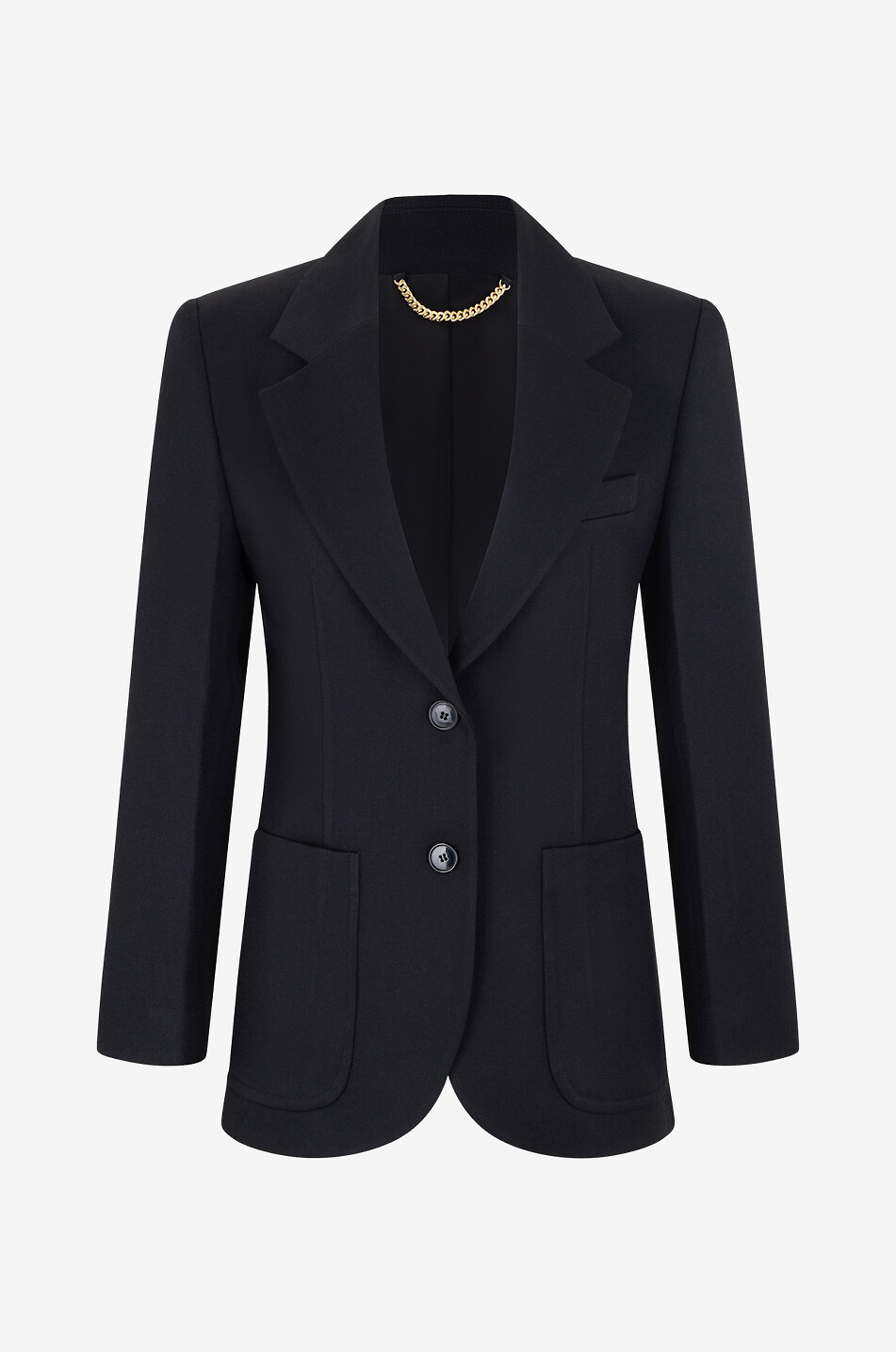 Black wool blazer womens best sale