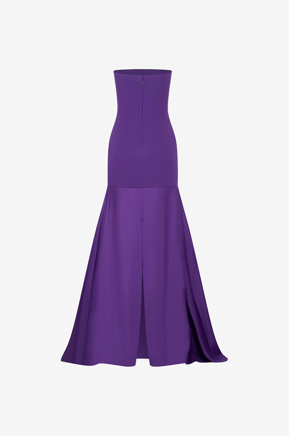 The Alessandra Maxi crepe and satin maxi dress