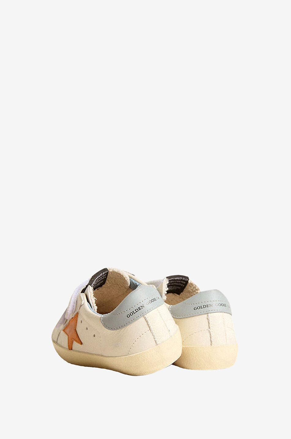 GOLDEN GOOSE Old School boys' cow leather sneakers Boy WHITE 3