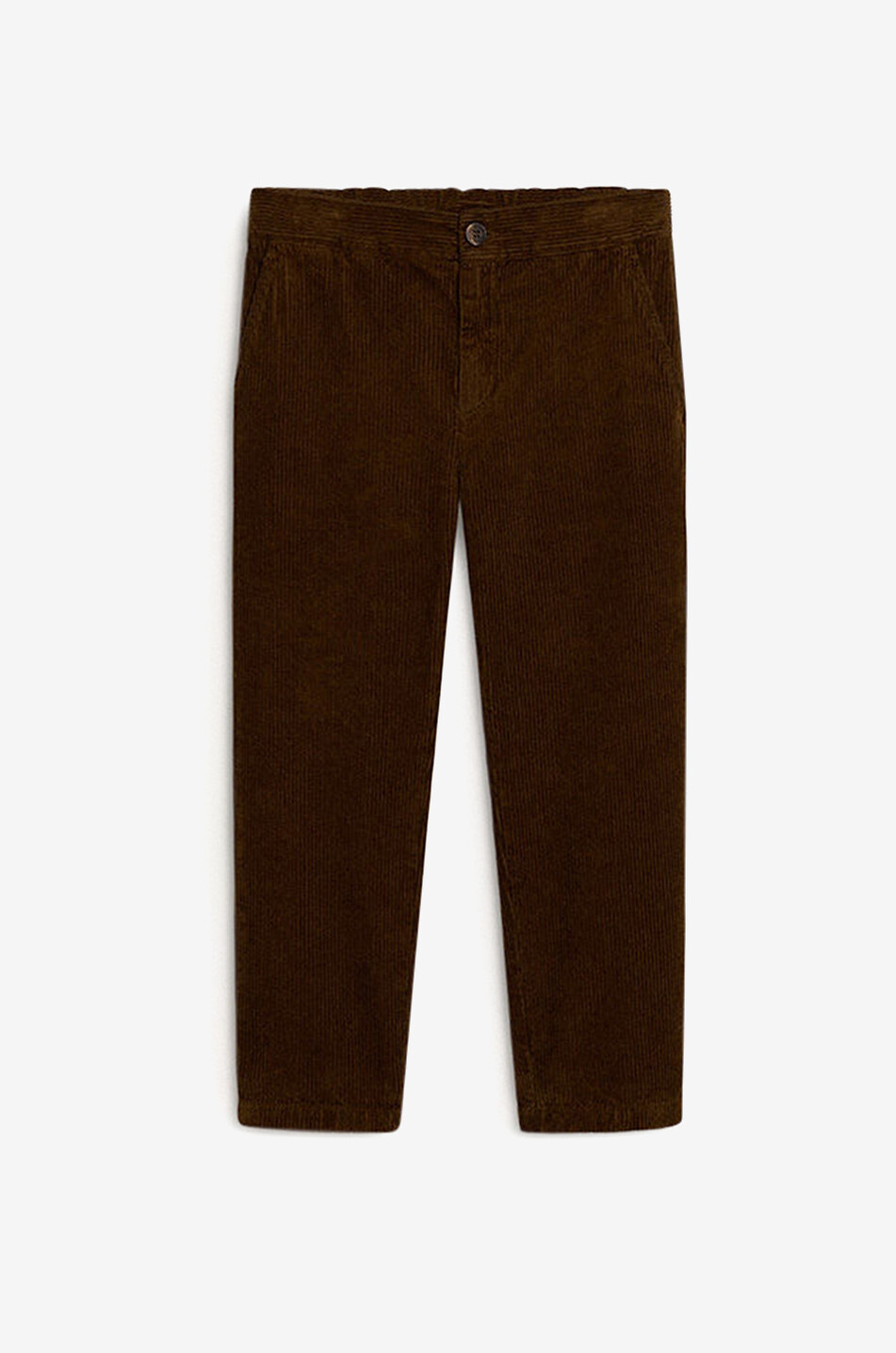 Pantalon droit en velours côtelé garçon Golden Goose Keys