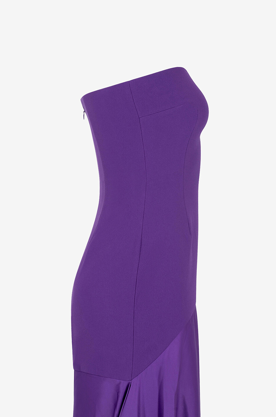 The Alessandra Maxi crepe and satin maxi dress