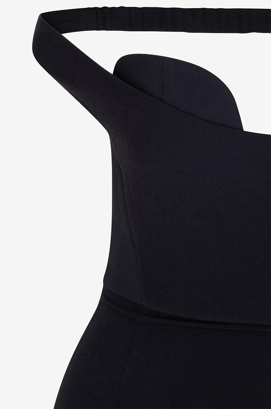 SOLACE LONDON The Serina Maxi long off-shoulder crepe dress Women BLACK 3