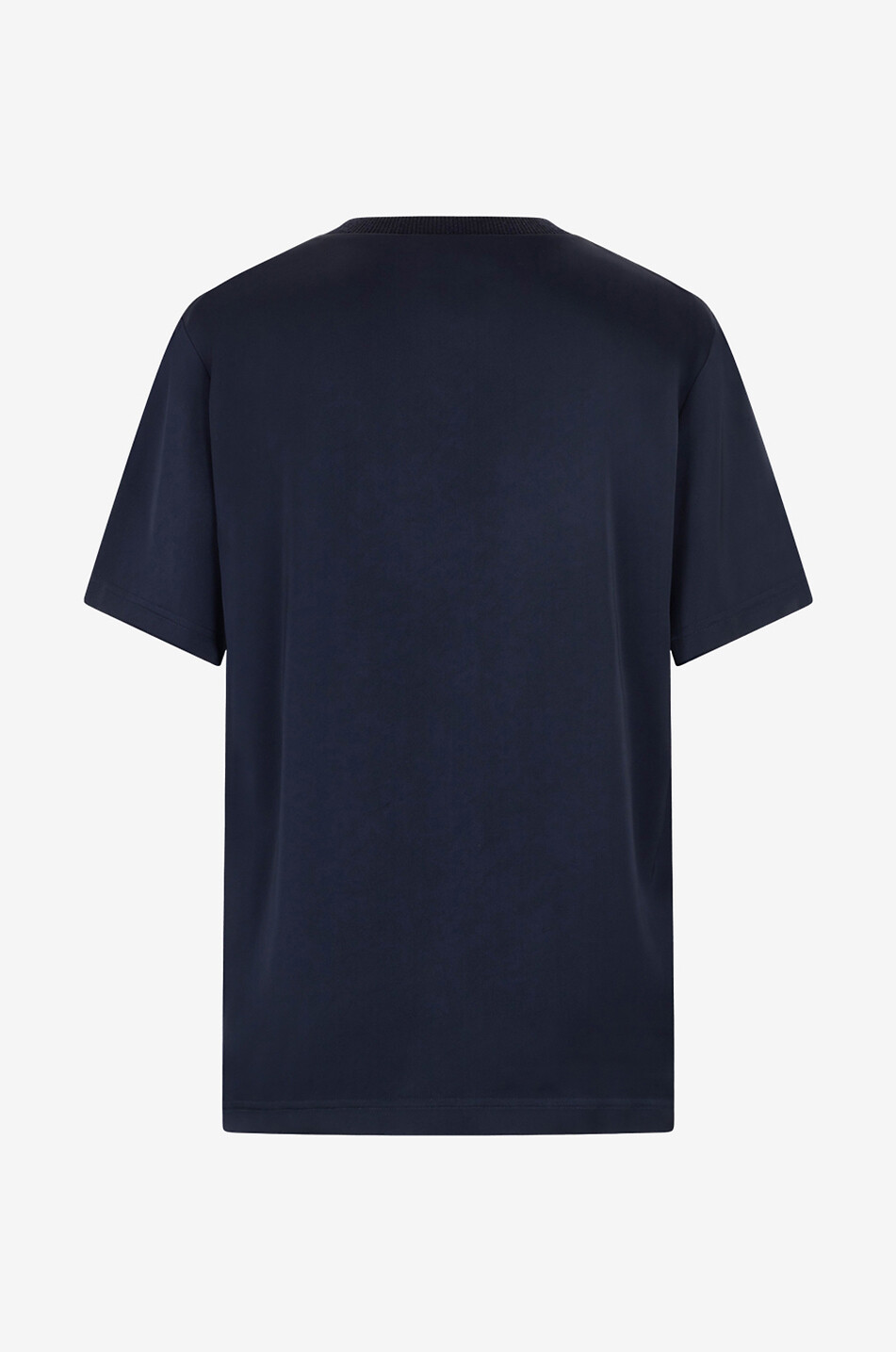 FABIANA FILIPPI T-Shirt aus Satin und Strick Damen DUNKELBLAU 2