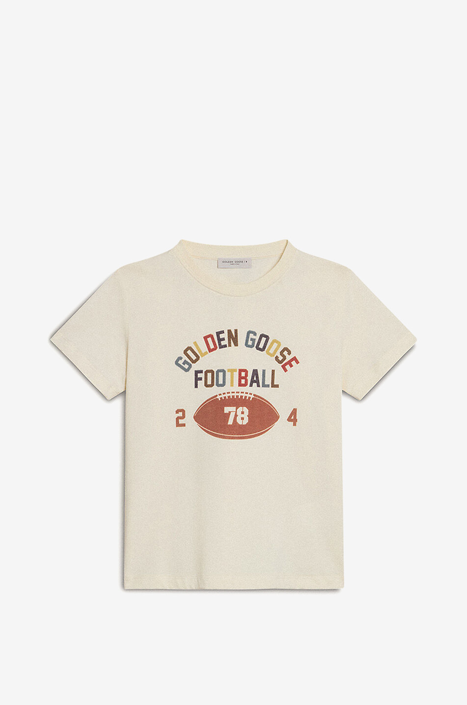 Jungen-Kurzarm-T-Shirt Golden Goose Football
