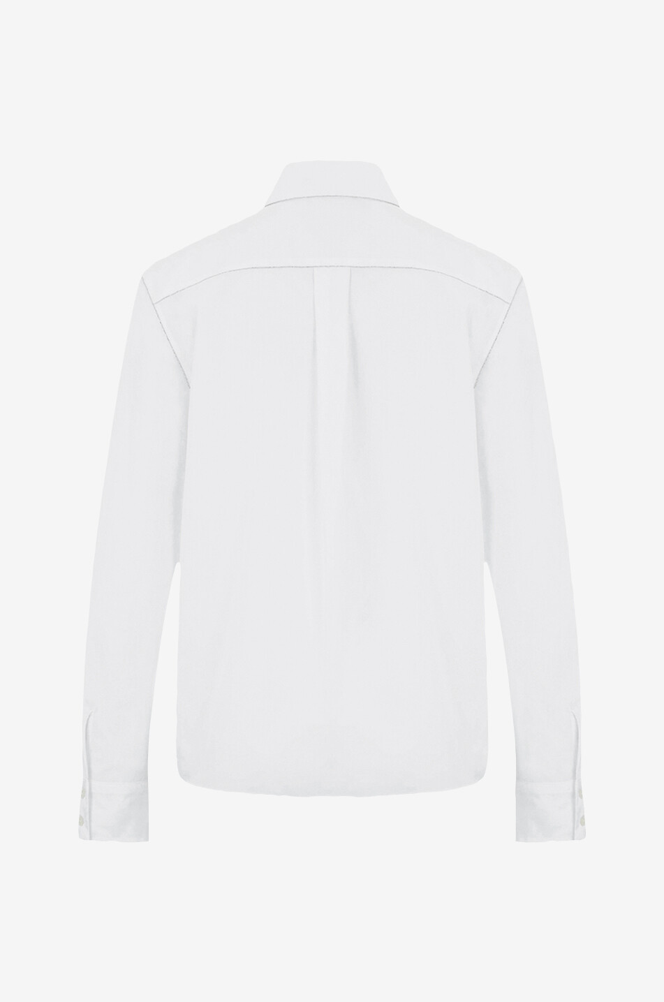 FABIANA FILIPPI Tailliertes Popeline-Hemd mit Diamante-Fadendetails Damen WEISS 2