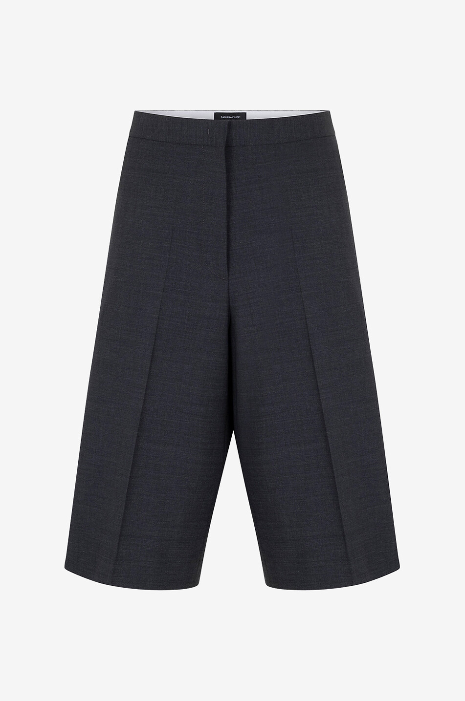 Bermuda en laine mélangée