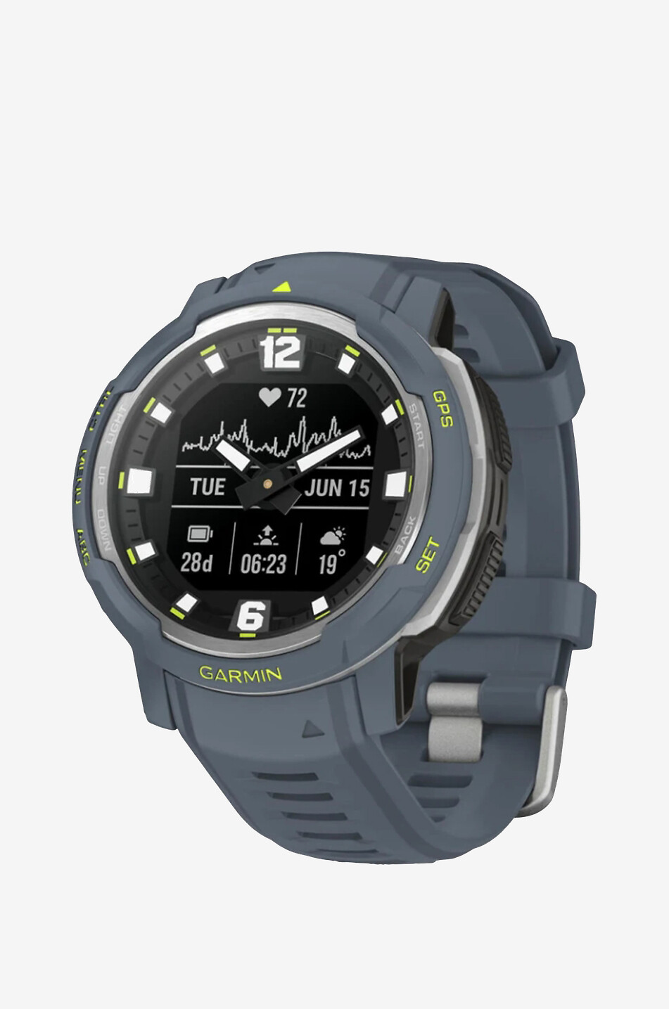 GARMIN Outdoor-Smartwatch Instinct Crossover - Standardausführung Unisex BLAU 1