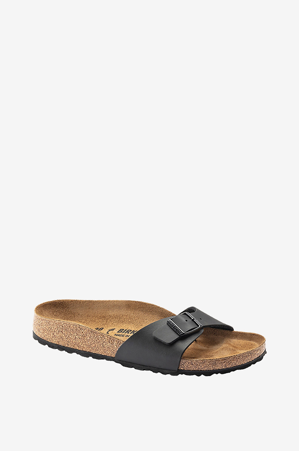 BIRKENSTOCK Flache Pantoletten aus Birko-Flor Madrid BS Herren SCHWARZ 1