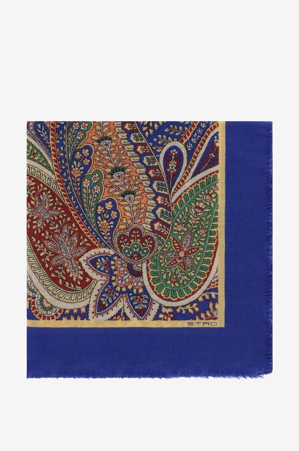 Grand foulard carré motif Paisley ETRO X BONGÉNIE