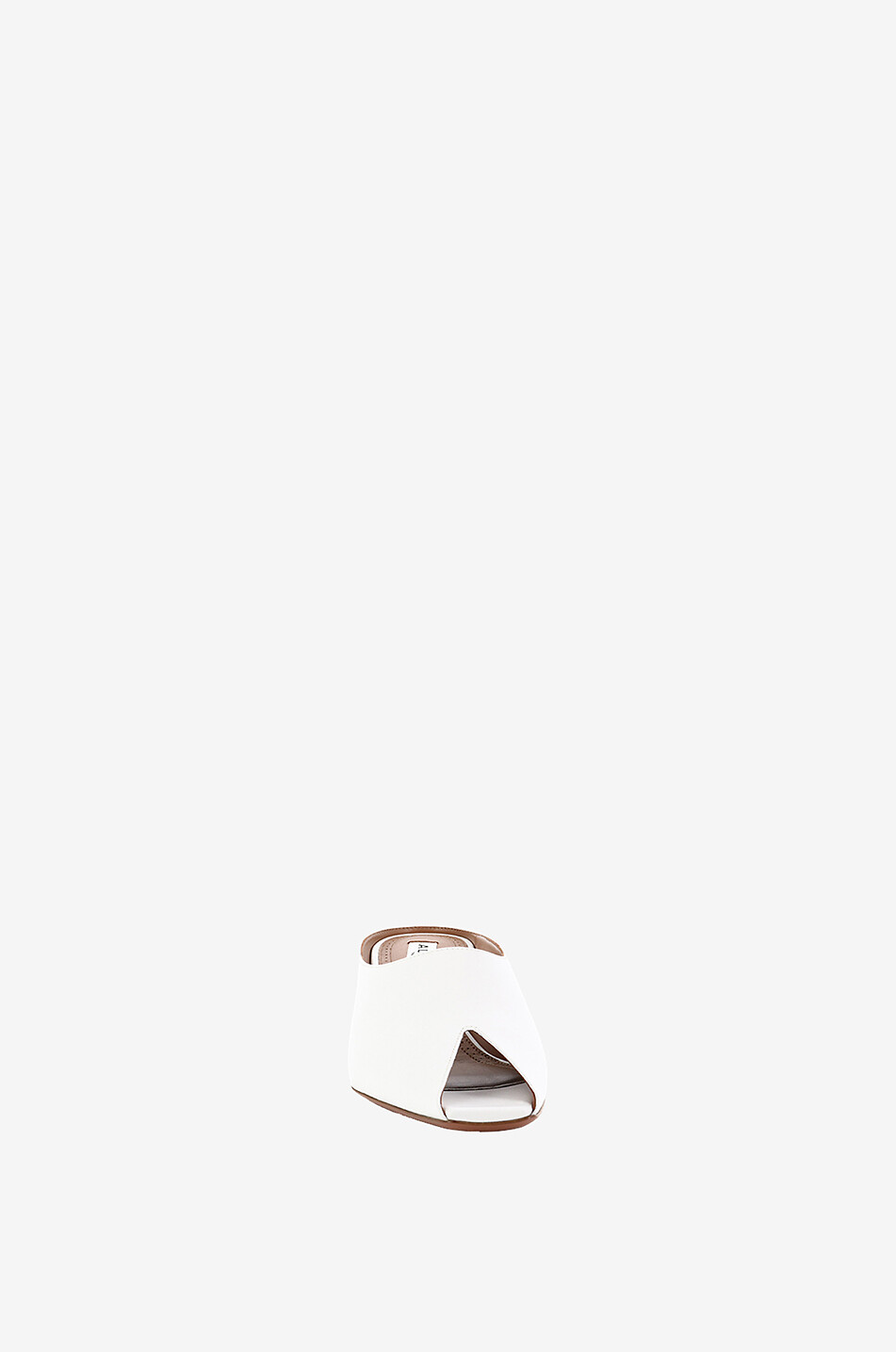 ALAÏA Spike 55 open-toe kitten heel mules Women EGGSHELL 2