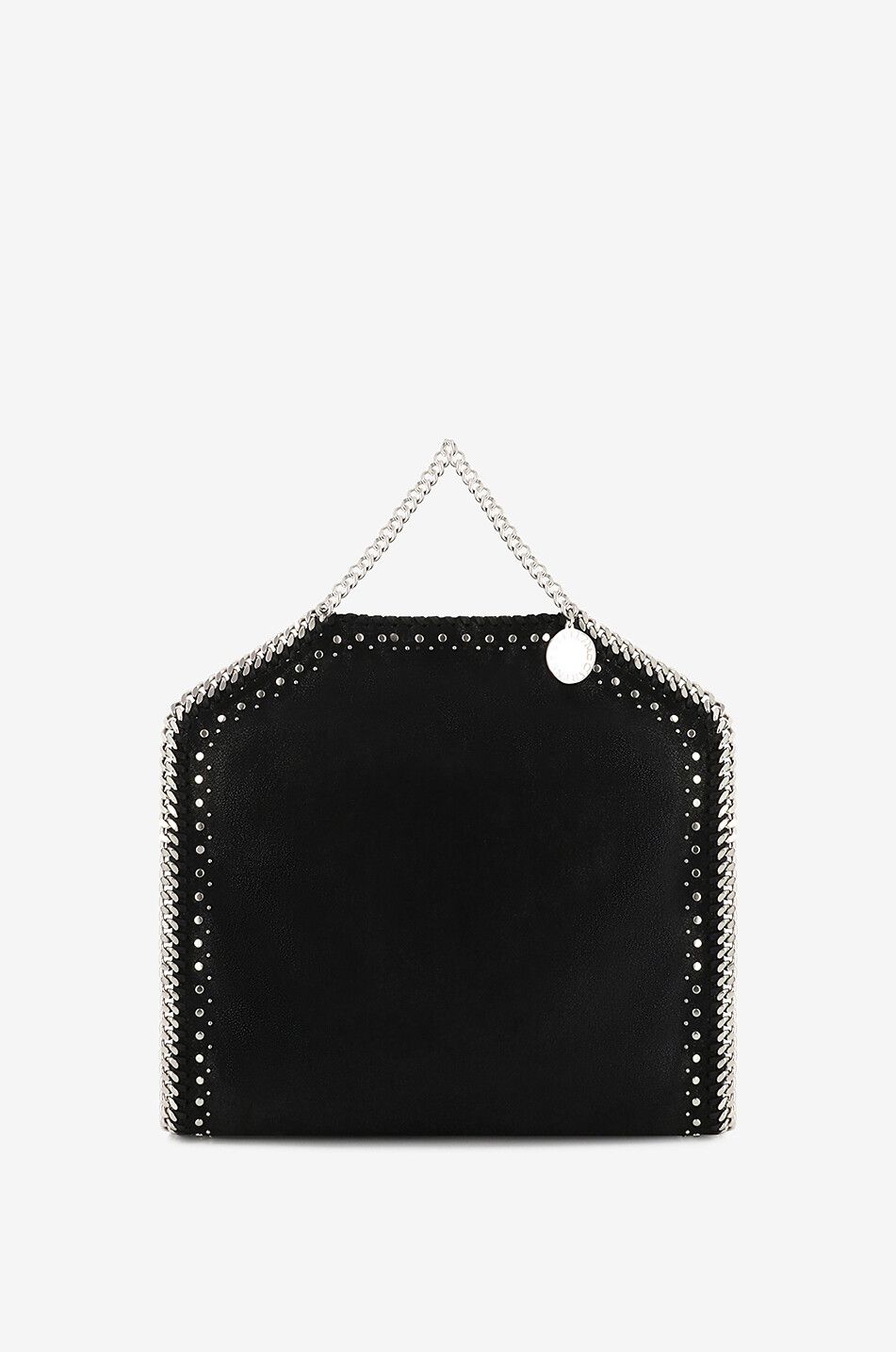 Falabella stud-adorned faux suede tote bag