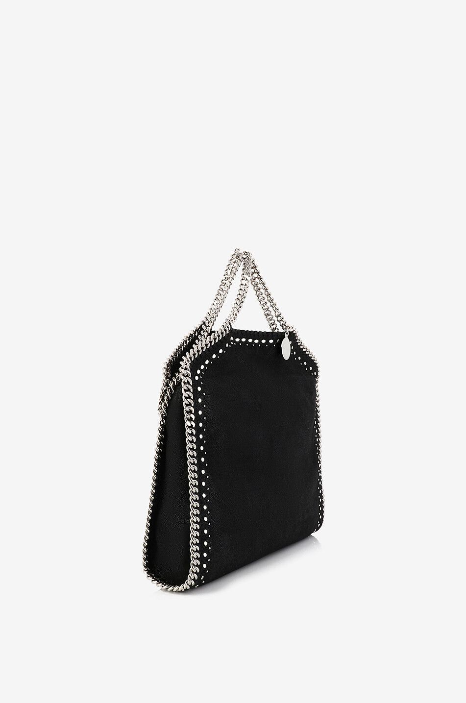 Falabella stud-adorned faux suede tote bag